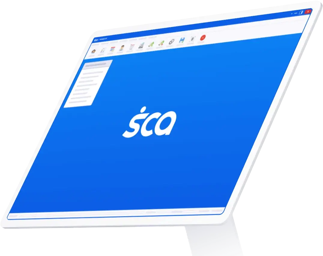 Mockup do SCA